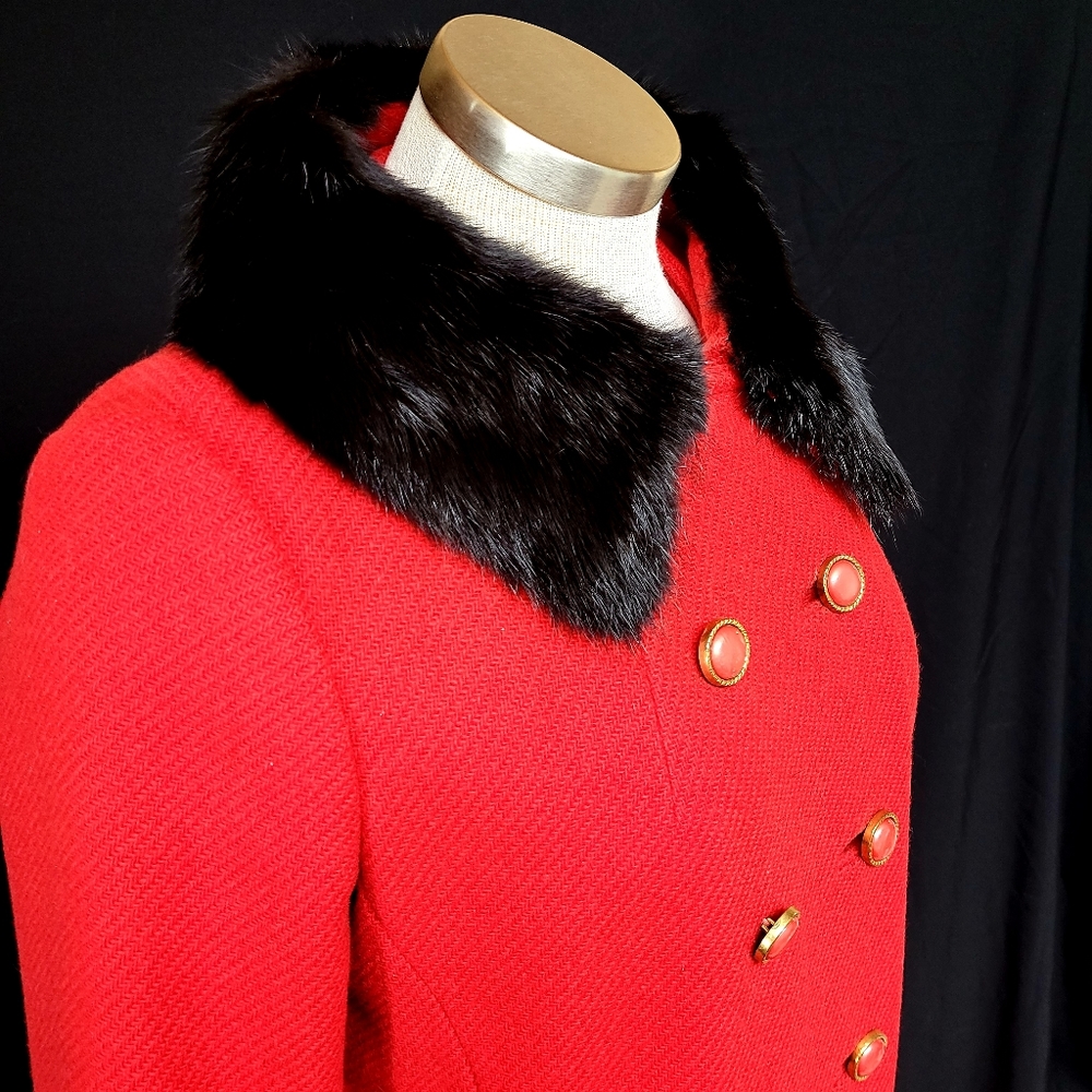 1960s Vintage formal pea coat